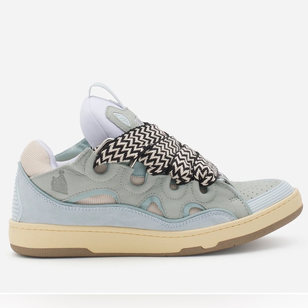 Lanvin Curb Lace-Up Sneakers